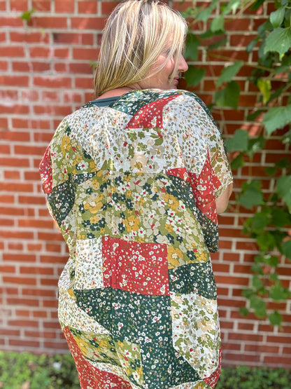 Patchwork Kimonos- 3 Colors