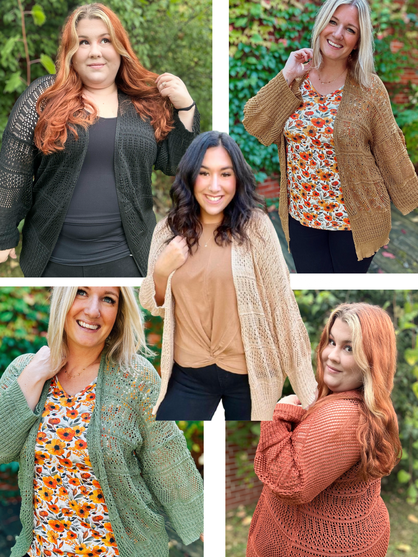 Casual Crochet Cardigans - 6 colors