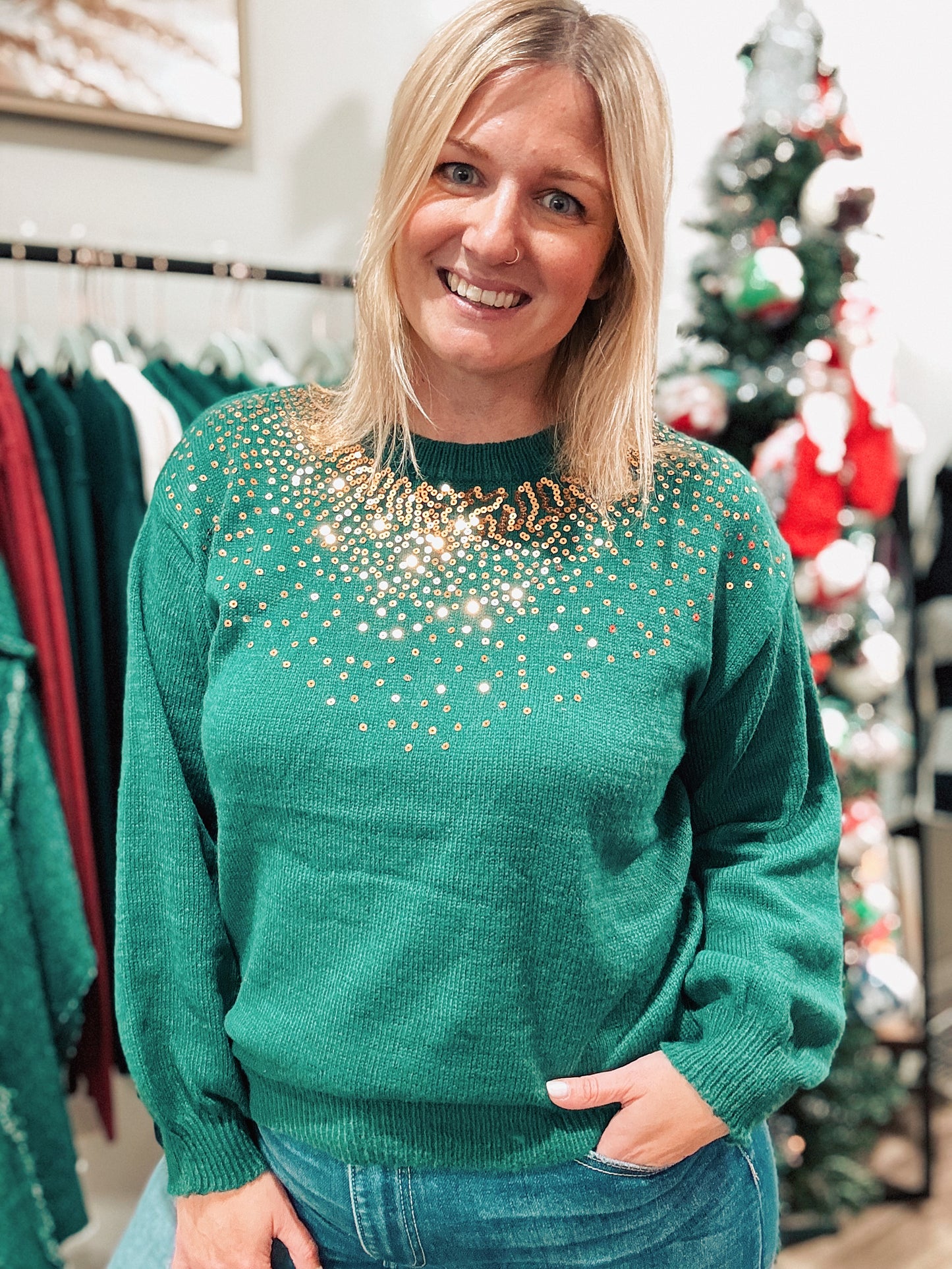 Touch of Sparkle Sweaters