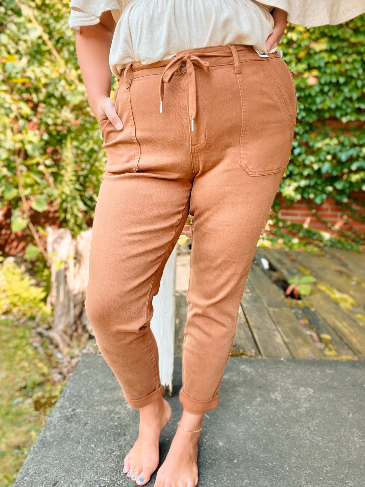 Judy Blue Butterscotch Jogger Jeans