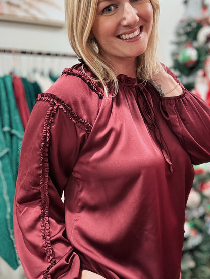 Silk Holiday Blouses