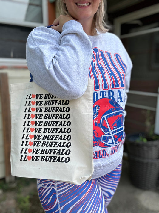 I Heart Buffalo Tote Bag