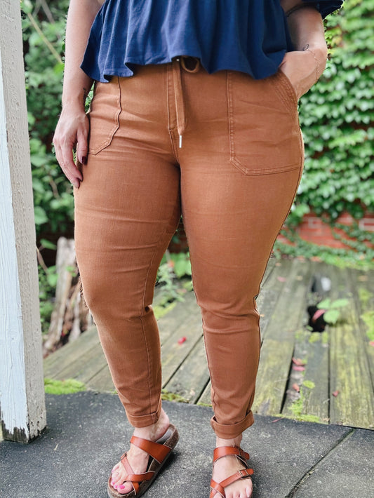 Judy Blue Butterscotch Jogger Jeans