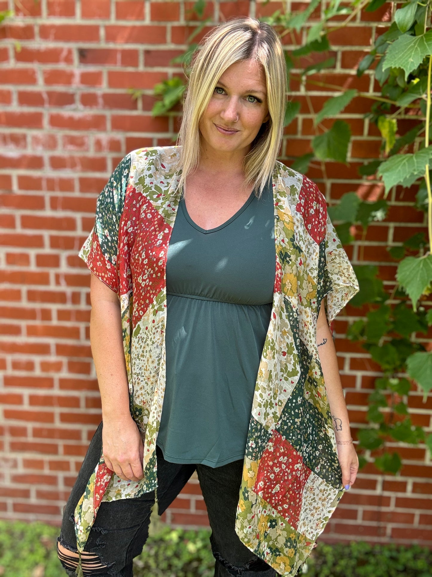 Patchwork Kimonos- 3 Colors