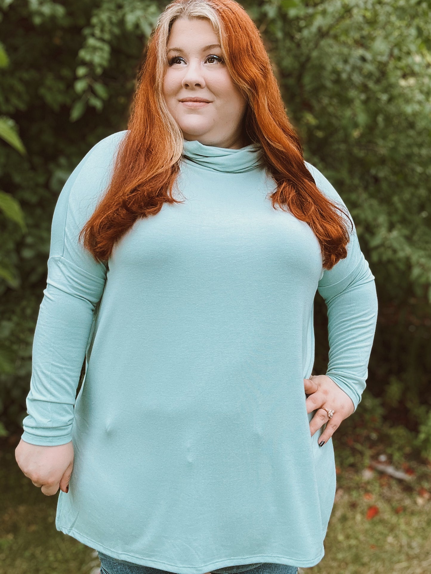 DOTD Tully Cowl Neck Tunics