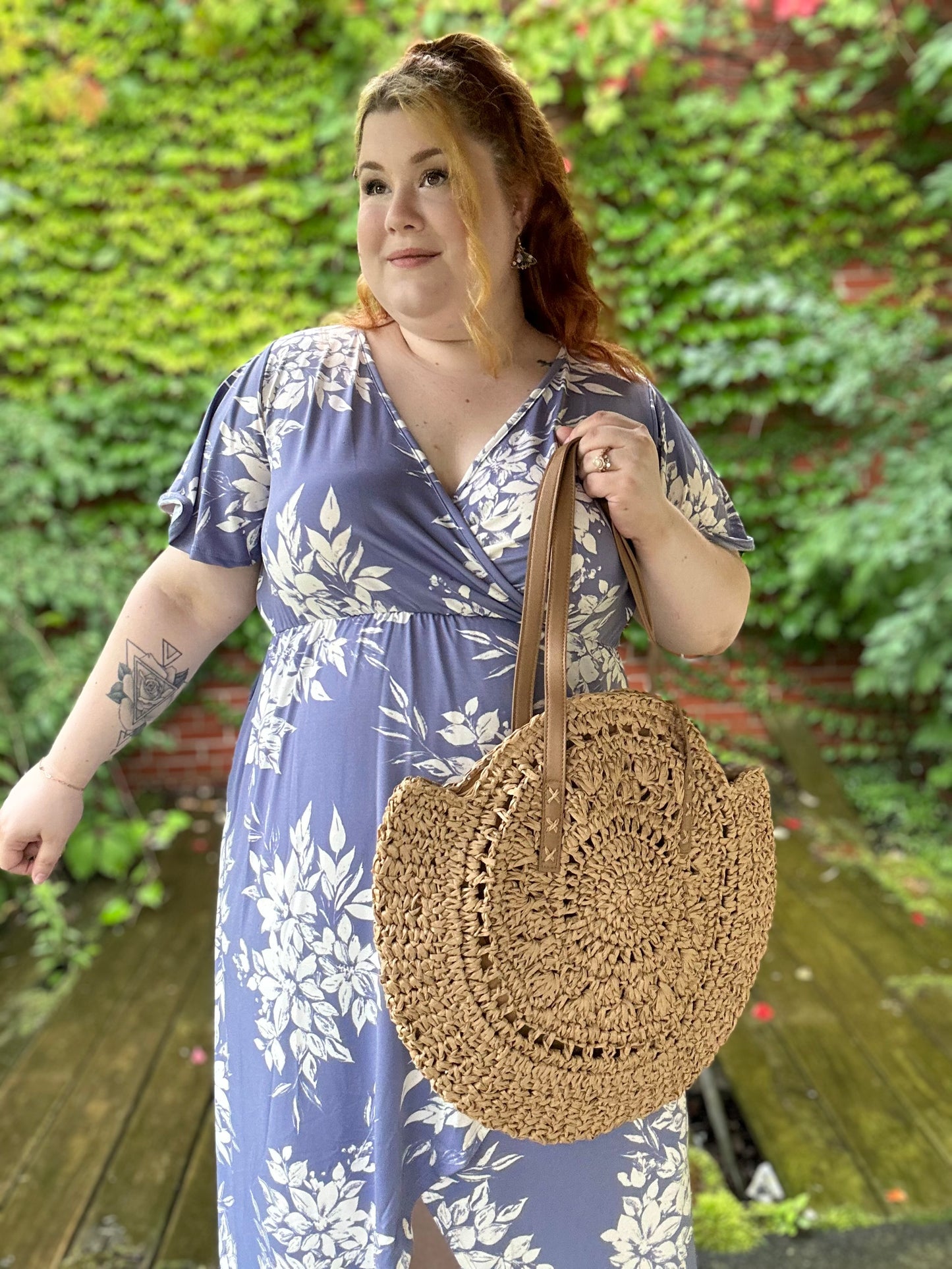 Michelle Mae Straw Boho Bag